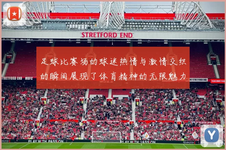 足球比赛场的球迷热情与激情交织的瞬间展现了体育精神的无限魅力